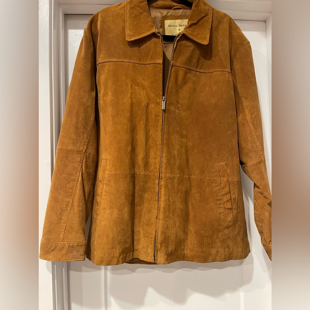 Boston Harbour Brown Leather Suede Jacket